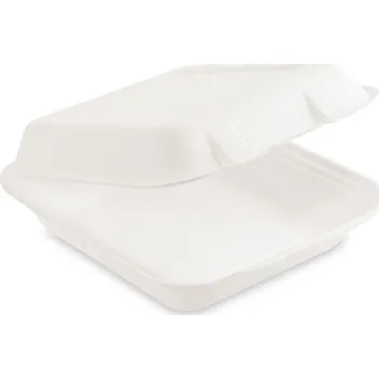 Jednorázové nádobí Menu box BIO cukrová třtina 222 x 200 x 67 mm [50 ks] (45601)