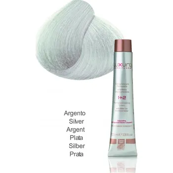 Barva na vlasy Green Light barva na vlasy Luxury Silver - korektor 100 ml