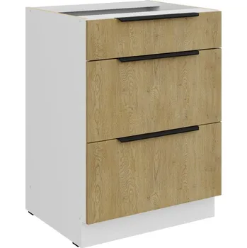 Stolarz-Lempert Kuchyňská skříňka Cremona WH - dolní 60 D 3S šuplíková PREMIUM BOX