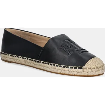 Dámská móda Kožené espadrilky Lauren Ralph Lauren Cameryn Lg 2 802P04415001.001 černá 99X, EUR 38
