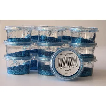 glitr modrá / 6g (Dekorativní třpytka)
