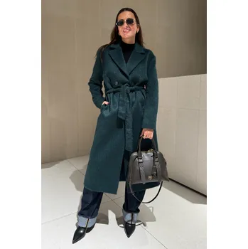 Dámský kabát Dámský kabát TWINSET 252TT2221 zelený Velikost: 44