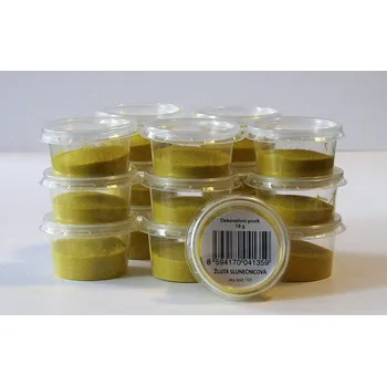 písek žlutá slunečnicová / 18g (Dekorativní písek)