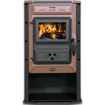 Krbová kamna TIM SISTEM TIM SISTEM, krbová kamna na TP Čarobna pec ECO 6,9 kW, ocelová, hnědá_MÍRNĚ_POŠKOZENÁ (č.44)