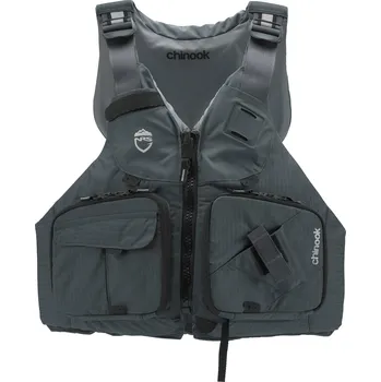 Plovací vesta NRS Chinook OS Fishing PFD L/XL šedá