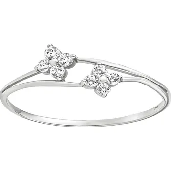 Prsten Zlatý prsten Deidra s Brilliance Zirconia z bílého 14kt zlata velikost obvod 62 mm FNNNP229BRGW-obvod 62 mm