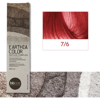 Barva na vlasy BBcos barva na vlasy Earthia Color 7/6 100 ml