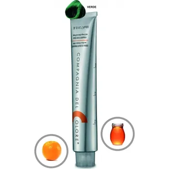 Barva na vlasy Compagnia Del Colore barva na vlasy Green korektor 100 ml