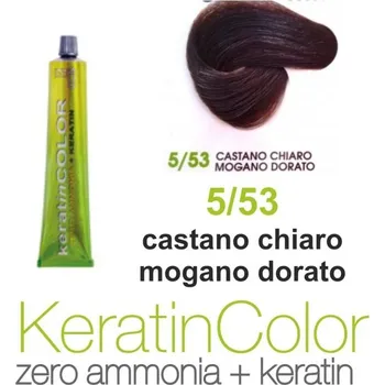 Barva na vlasy BBcos barva na vlasy s keratinem Keratin Color 5/53 100 ml