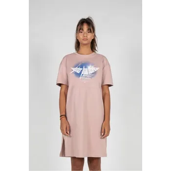 Dámské šaty Ladies HIGHER THAN HEAVEN V.4 Organic Dress - duskrose XXL