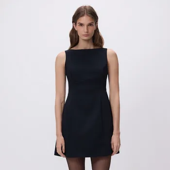 Dámské šaty Reserved - Mini šaty - černý - 463IM-99X - 463IM-99X-XS