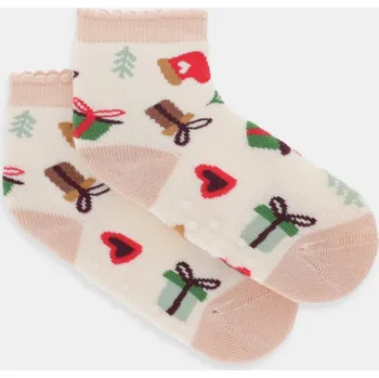 Dětské ponožky United Colors of Benetton 6AO30703T.G.Season.9BYA béžová 01X, vel. 35/38