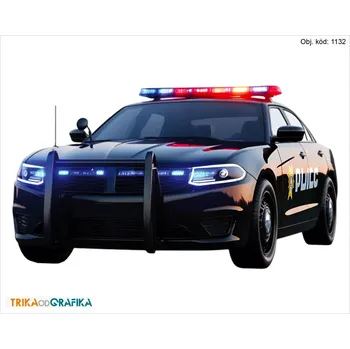 Textilie k potisku Auto Policie – nažehlovačka