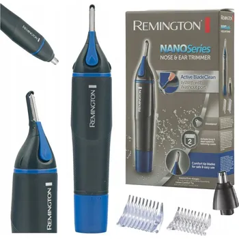 Strojek na vlasy Zastřihovač chloupků v nose a uších Remington NANOSeries NE3850 černý, voděodolný