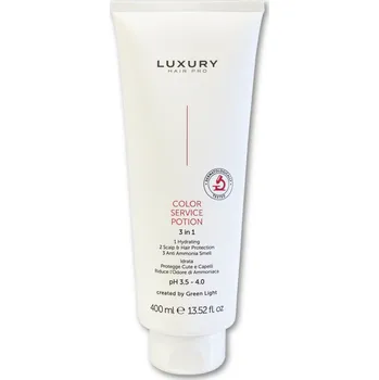 Vlasová regenerace Green Light ochranný a ošetřující krém Luxury Color Service Potion 3 in 1 400 ml
