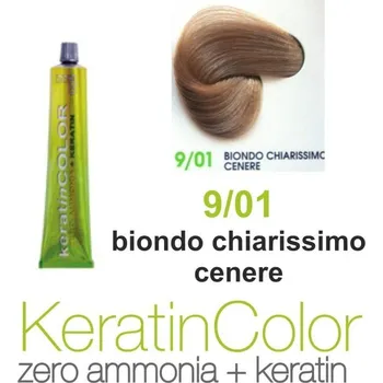 Barva na vlasy BBcos barva na vlasy s keratinem Keratin Color 9/01 100 ml