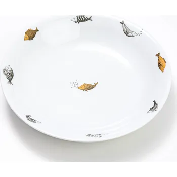 Talíř Hluboký talíř Zlatá rybka