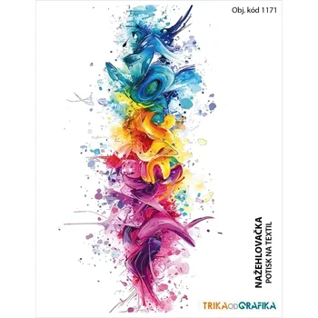 Textilie Grafiti – nažehlovačka