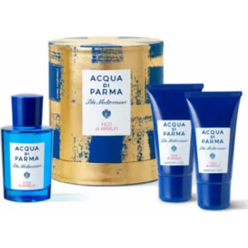 Unisex parfém Acqua di Parma Blu Mediterraneo - Fico di Amalfi Dárková sada EDT 100 ml, tělové mléko 75 ml a tekuté mýdlo 75 ml