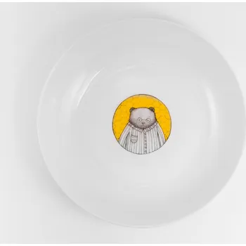Talíř Ellastration Hluboký talíř Medvědec