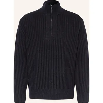 Pánská móda Boss Pánský Svetr Troyer Kwinter, tmavě modrá, XL