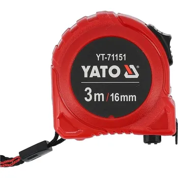 metr 3-metr svinovací 16mm - nylon YATO