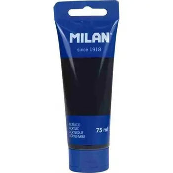 Speciální výtvarná barva Akrylová barva Milan, 75 ml, černá