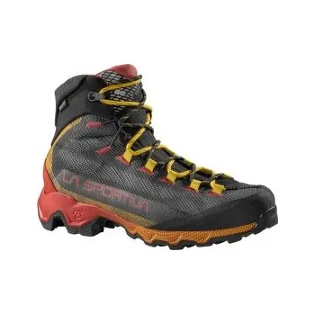 Pánská treková obuv La Sportiva Aequilibrium Hike GTX Carbon/Yellow šedá 44,5 EU 8058428227303