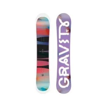 Snowboard Gravity Trinity 25/26 154 cm; Bílá snowboard + DÁREK DLE VÝBĚRU!