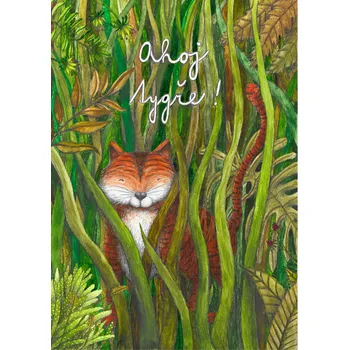 Ellastration Přáníčko Ahoj tygře!