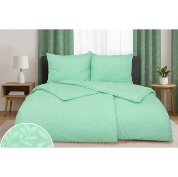 Povlečení Povlečení DAMAŠEK mikro 4dílné OKSA mentolové