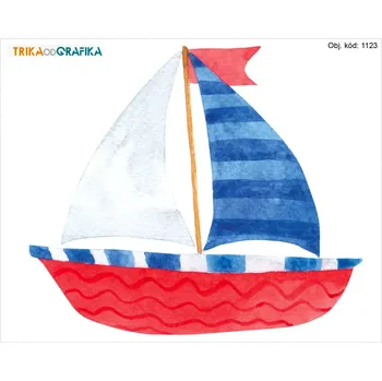 Textilie k potisku Loďka – nažehlovačka 14x11