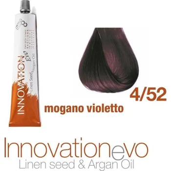 Barva na vlasy BBcos barva na vlasy s arganovým olejem Innovation Evo 4/52 100 ml