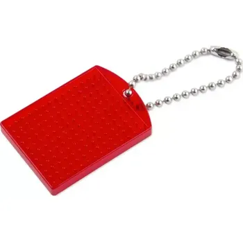 Náhradní klíčenka s řetízkem k pixel hobby červená