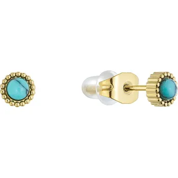 Náušnice Náušnice ocelové s tyrkysem 41016.3