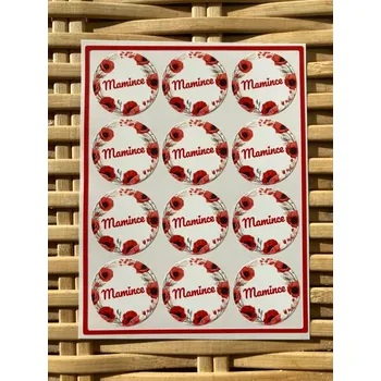 Výuková hračka Mamince 12 ks / 3 cm (samolepka na archu)