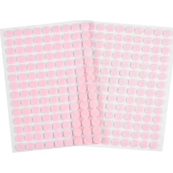 Suchý zip samolepící kolečka (Ø10mm) barva růžová