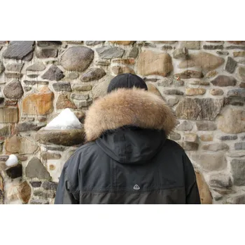 Sikora Kožešinový lem na kapuci - límec mývalovec 200 (50 - 55 cm)