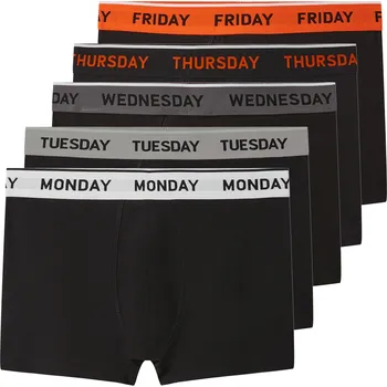 Pánské spodní prádlo esmara Men Pánské boxerky, 5 kusů (černá, 7/XL)