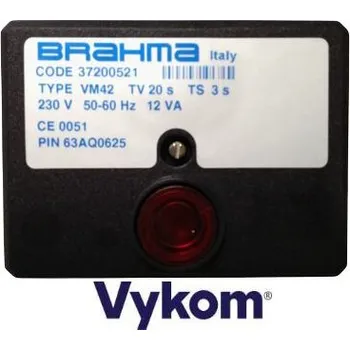 Příslušenství ke kotli Řídící a zapalovací automatika Brahma VM 42, Tw 20s, Ts 3s