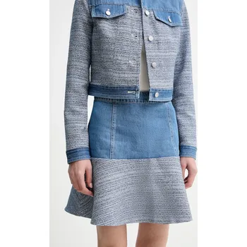 Dámská sukně Sukně Guess ELSIE W5GD87.WH610 modrá 55X, vel. M