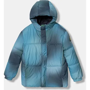 Dětská bunda United Colors of Benetton 23G5CN06T.G.Seasonal modrá 05X, vel. 160