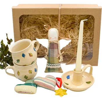 Dárkový potravinový koš Dárkový box lístečky