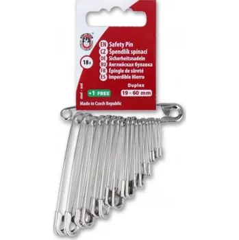 Nástroj na niť a příze Spínací špendlíky 19-60mm - Nikl
