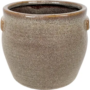 Květináč Keramický šedý džbán 14,8 cm