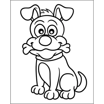 PES II. / 12x15 cm (Samolepicí šablona na pískování)