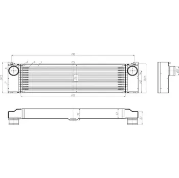 Chladič motoru QWP Chladič vzduchu intercooler QWP WIC177