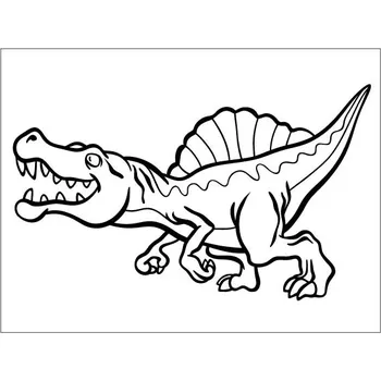 SPINOSAURUS / 20x15 cm (Samolepicí šablona na pískování)
