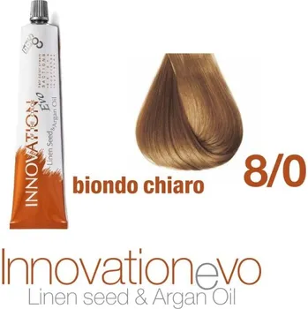 Barva na vlasy BBcos barva na vlasy s arganovým olejem Innovation Evo 8/0 100 ml