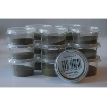 písek buková kůra / 18g (Dekorativní písek)